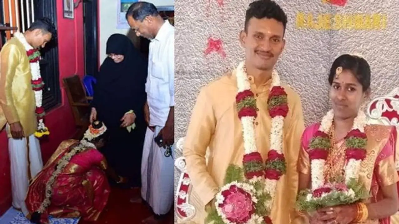 Muslim couple conducts wedding of adopted girl in Hindu temple Muslim couple conducts wedding of adopted girl in Hindu temple