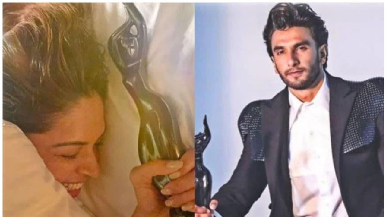 രണ്വിര് സിംഗിന്റെ അവാര്ഡും പിടിച്ച് ദീപിക പദുക്കോണ്, കമന്റുമായി താരം രണ്വിര് സിംഗിന്റെ അവാര്ഡും പിടിച്ച് ദീപിക പദുക്കോണ്, കമന്റുമായി താരം