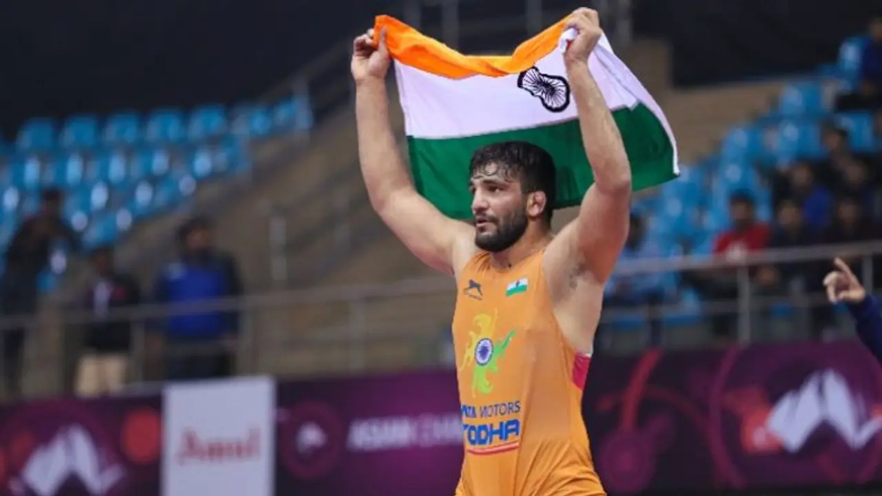 Asian Wrestling Championship: Sunil Kumar wins gold to end India’s 27 year wait