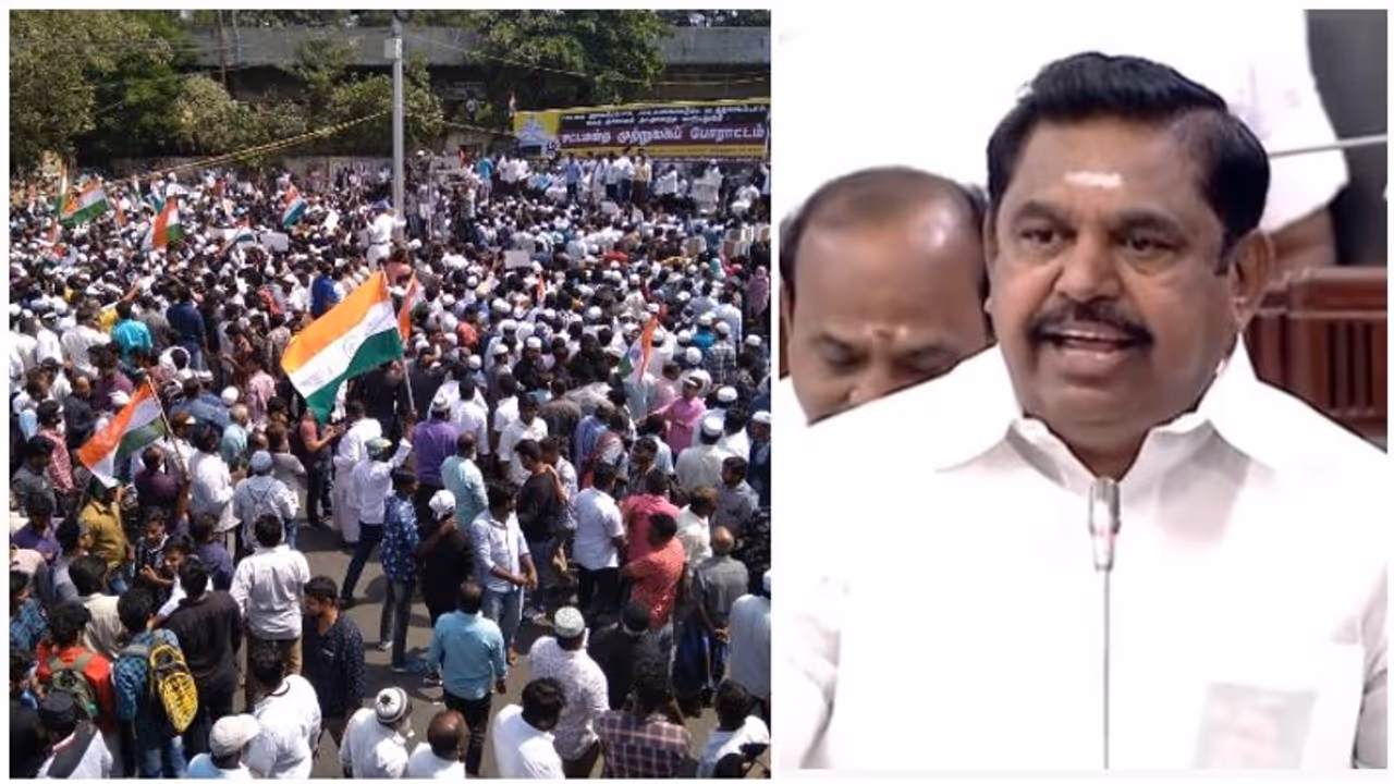 எடப்பாடி ஸ்டாலின்..! ஆயிரக்கணக்கில் கூடி எதிர்த்தாலும்.. ஒருத்தராவது பாதித்ததை நிரூபிக்குமா திமுக..? எடப்பாடி ஸ்டாலின்..! ஆயிரக்கணக்கில் கூடி எதிர்த்தாலும்.. ஒருத்தராவது பாதித்ததை நிரூபிக்குமா திமுக..?