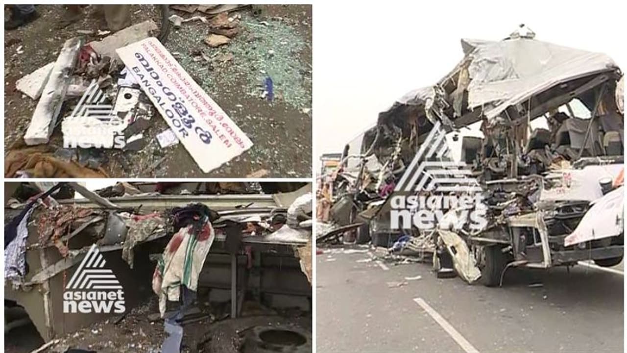 തകര്‍ന്ന് തരിപ്പണമായി കെഎസ്ആർടിസി; അവിനാശിയിലെ വാഹനാപകടത്തിൽ മരണം 19 ആയി, എല്ലാവരും മലയാളികൾ