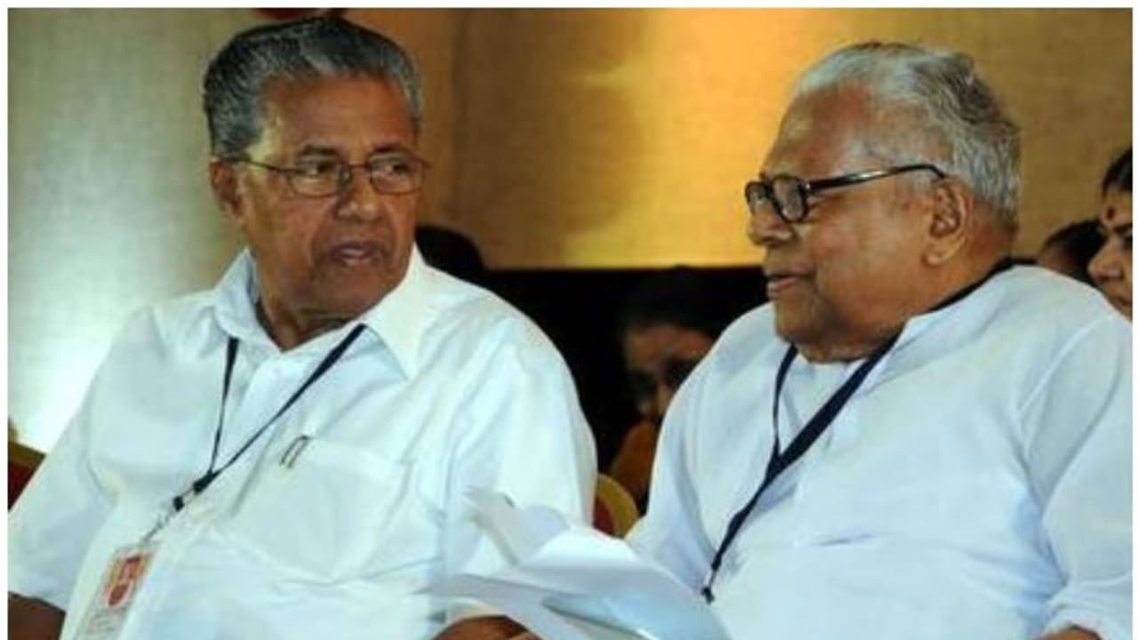 വിഎസിനെ കാണാൻ പിണറായി എത്തി, കവടിയാറിലെ വീട്ടിലേക്ക്