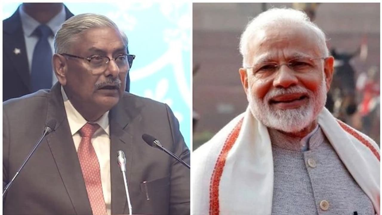 'മോദി ജീനിയസ്, ലോക നിലവാരത്തിൽ ചിന്തിക്കും, ഇവിടെ പ്രവർത്തിക്കും', പുകഴ്ത്തി ജ. അരുൺ മിശ്ര