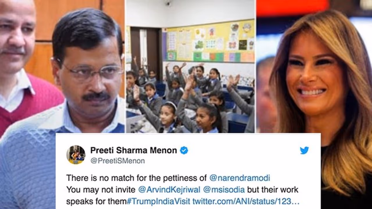 AAP shows its petty mindedness, blames Modi for decision to drop Kejriwal’s name during Melania’s Delhi visit