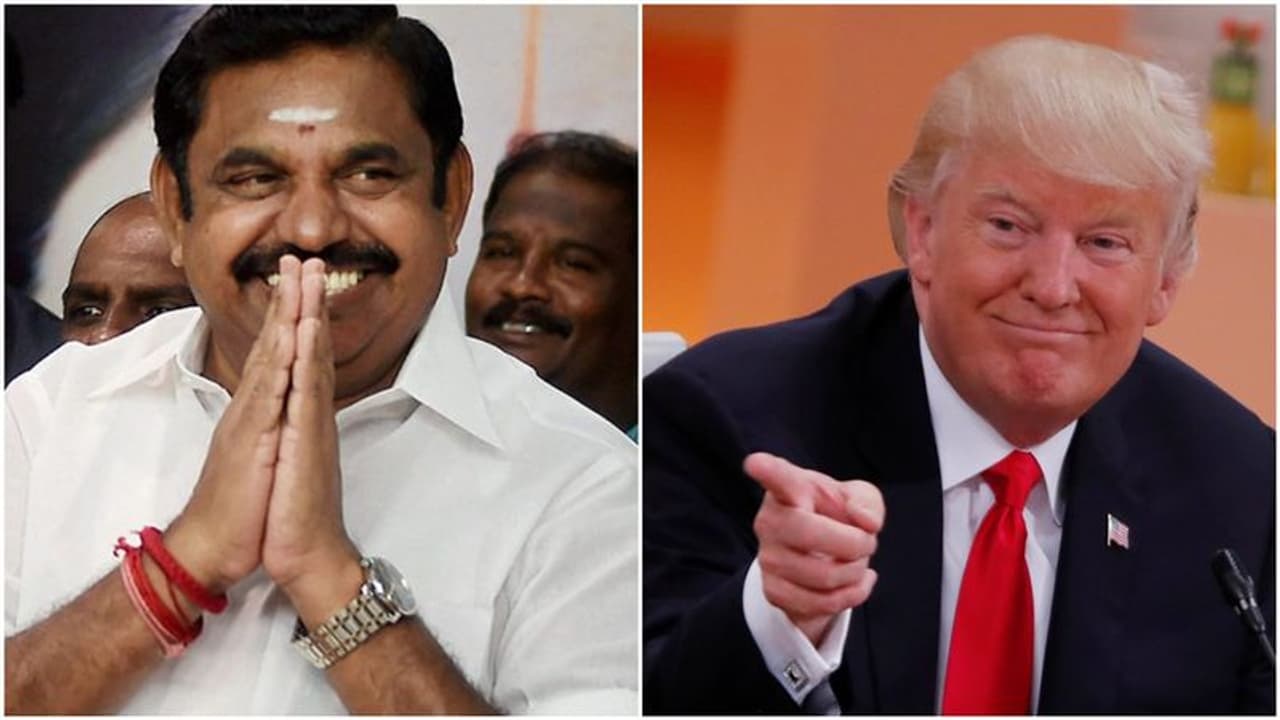 ட்ரம்ப் விருந்திற்கு எடப்பாடிக்கு வந்த அழைப்பு..! தாறுமாறு கொண்டாட்டத்தில் அதிமுக..! ட்ரம்ப் விருந்திற்கு எடப்பாடிக்கு வந்த அழைப்பு..! தாறுமாறு கொண்டாட்டத்தில் அதிமுக..!