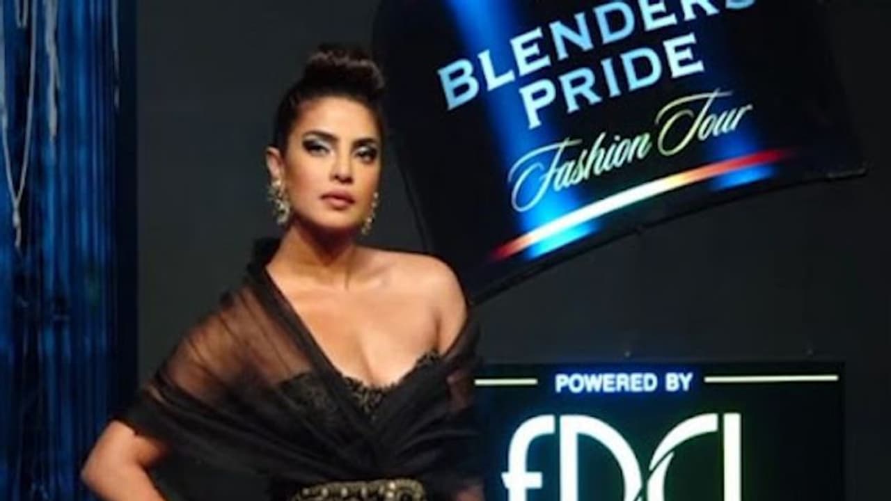 Priyanka Chopra kick starts Blenders Pride Fashion Tour Finale