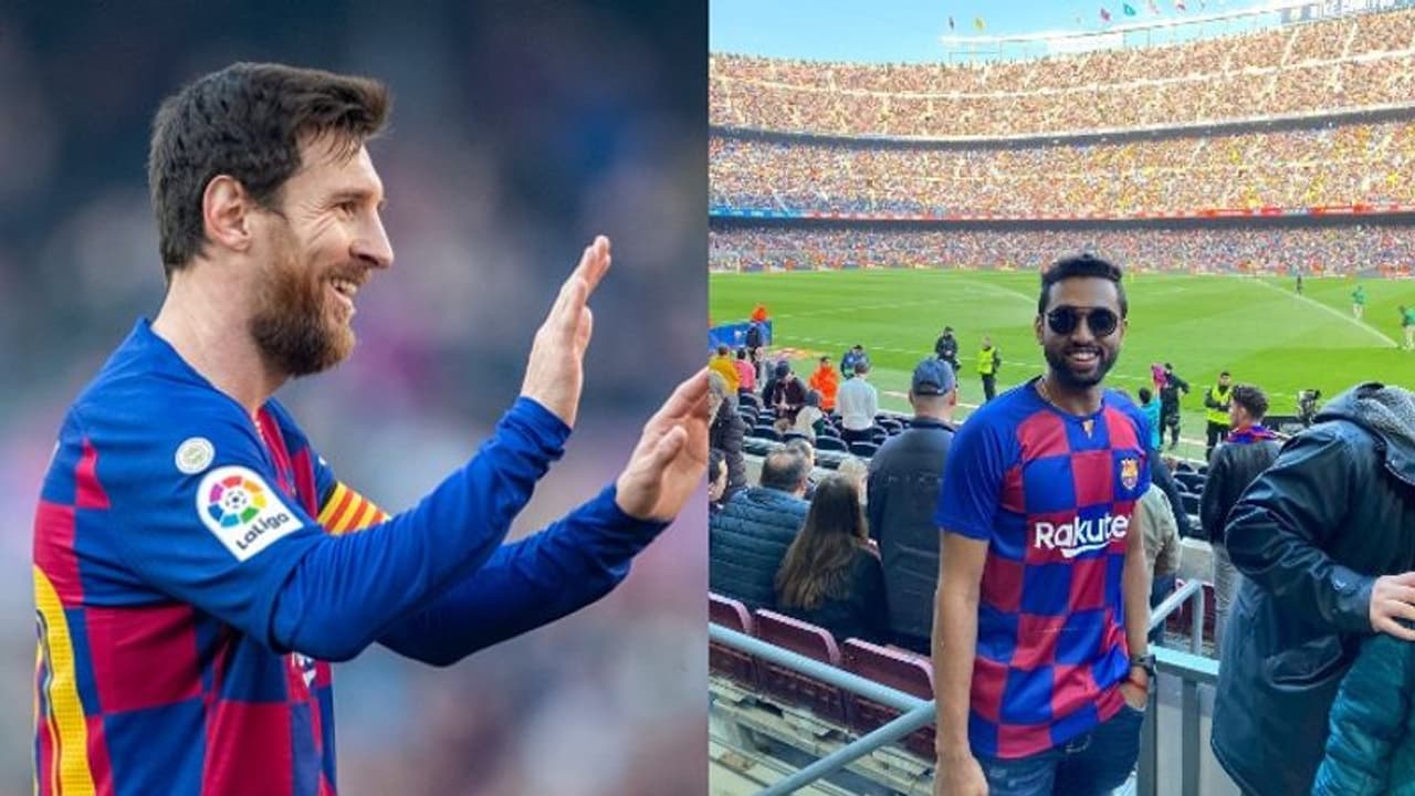 മെസിയുടെ ഗോള്മഴ നേരില്കണ്ടു; സന്തോഷമടക്കാനാകാതെ എച്ച് എസ് പ്രണോയ് മെസിയുടെ ഗോള്മഴ നേരില്കണ്ടു; സന്തോഷമടക്കാനാകാതെ എച്ച് എസ് പ്രണോയ്