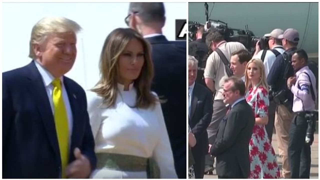 குராஜாத்தில் கலக்கிய டிரம்பின் மனைவி மகள்..! குராஜாத்தில் கலக்கிய டிரம்பின் மனைவி மகள்..!