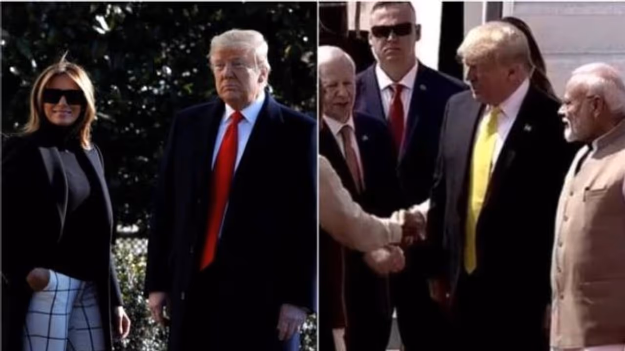 ട്രംപിന്റെ കടും മഞ്ഞ നിറമുള്ള ടൈയുടെ പിന്നിലെ രഹസ്യം തേടി സോഷ്യല് മീഡിയ ട്രംപിന്റെ കടും മഞ്ഞ നിറമുള്ള ടൈയുടെ പിന്നിലെ രഹസ്യം തേടി സോഷ്യല് മീഡിയ