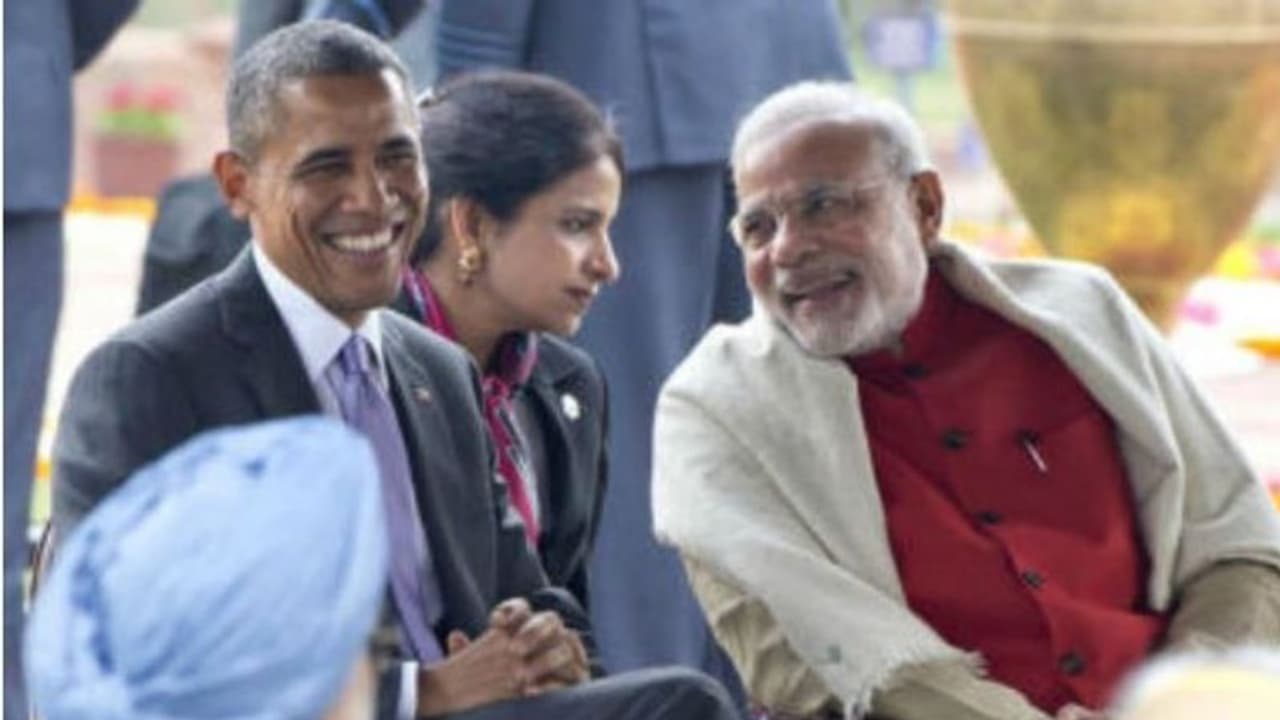 வெளிநாட்டுப் பயணத்தில் பிரதமர் மோடியுடன் அவ்வப்போது தோன்றும் இந்தப் பெண்மணி யார்? வெளிநாட்டுப் பயணத்தில் பிரதமர் மோடியுடன் அவ்வப்போது தோன்றும் இந்தப் பெண்மணி யார்?