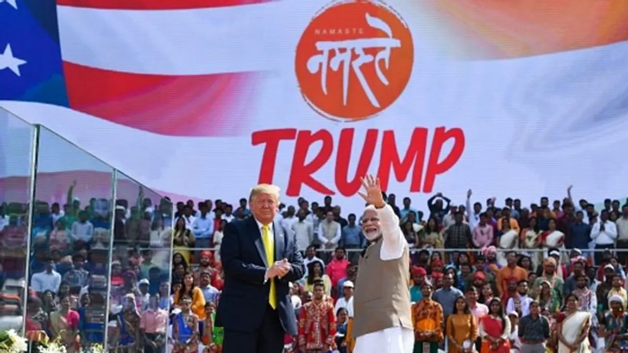 Donald Trump in India: US President makes special mention of Sachin Tendulkar, Virat Kohli at Motera stadium