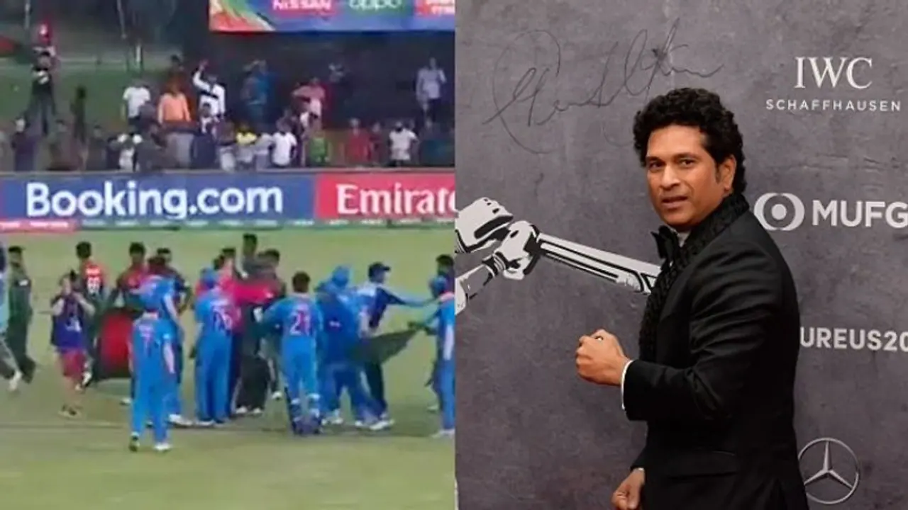 నోరేసుకోవడం కాదు: అండర్ 19 ప్రపంచ కప్ ఫైనల్ సంఘటనపై సచిన్