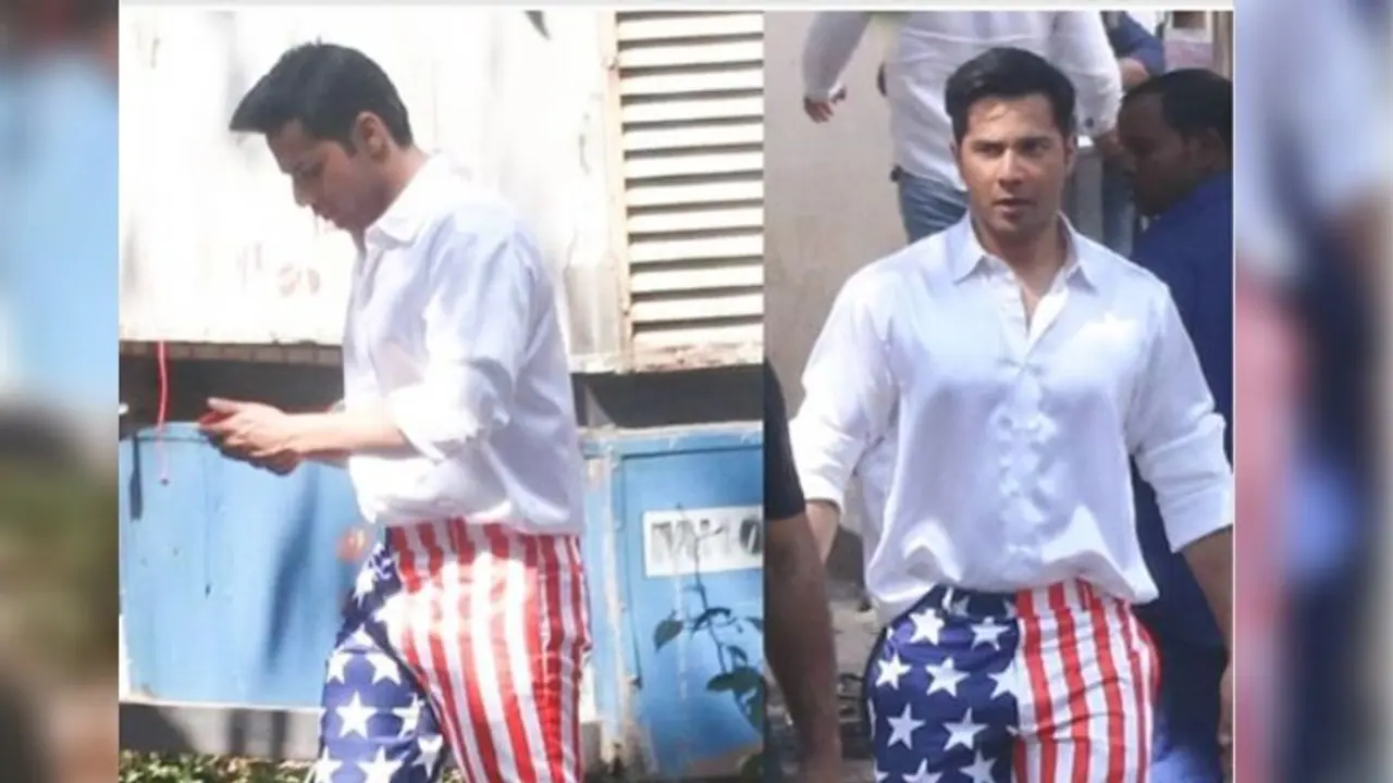 মার্কিন পতাকার প্যান্ট পরে ট্রাম্পকে স্বাগত বরুণের, ভাইরাল হল ছবি মার্কিন পতাকার প্যান্ট পরে ট্রাম্পকে স্বাগত বরুণের, ভাইরাল হল ছবি