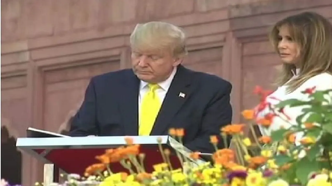 సచిన్, కోహ్లీల పేర్లు పలకలేకపోయిన ట్రంప్... సోషల్ మీడియాలో ట్రోల్స్ సచిన్, కోహ్లీల పేర్లు పలకలేకపోయిన ట్రంప్... సోషల్ మీడియాలో ట్రోల్స్