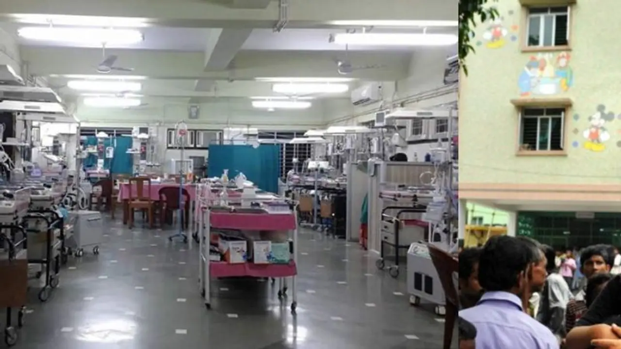 নার্সের বুদ্ধিতে আগুন থেকে বাঁচলো ১৯ জন শিশু, চাঞ্চল্য় ফুলবাগানের শিশু হাসপাতালে