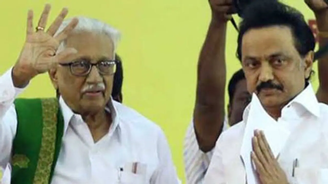 'பேராசிரியருக்காக கொண்டாட்டங்களை தவிர்த்தேன்'..! உருகிய ஸ்டாலின்..! 'பேராசிரியருக்காக கொண்டாட்டங்களை தவிர்த்தேன்'..! உருகிய ஸ்டாலின்..!