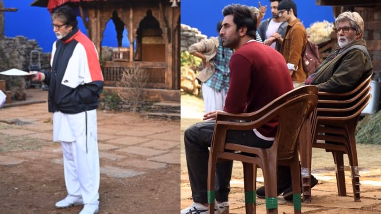 'প্রিয় অভিনেতাদের মধ্যে রণবীর একজন', শ্যুটিংয়ের ছবি শেয়ার করে টুইট অমিতাভের