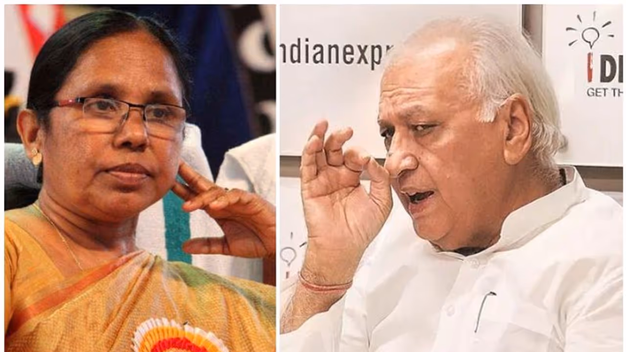 'രാജ്യത്തെ തന്നെ മികച്ച മന്ത്രി'; കെ കെ ശൈലജയെ വാനോളം പുകഴ്ത്തി ഗവര്ണര് ആരിഫ് മുഹമ്മദ് ഖാൻ 'രാജ്യത്തെ തന്നെ മികച്ച മന്ത്രി'; കെ കെ ശൈലജയെ വാനോളം പുകഴ്ത്തി ഗവര്ണര് ആരിഫ് മുഹമ്മദ് ഖാൻ