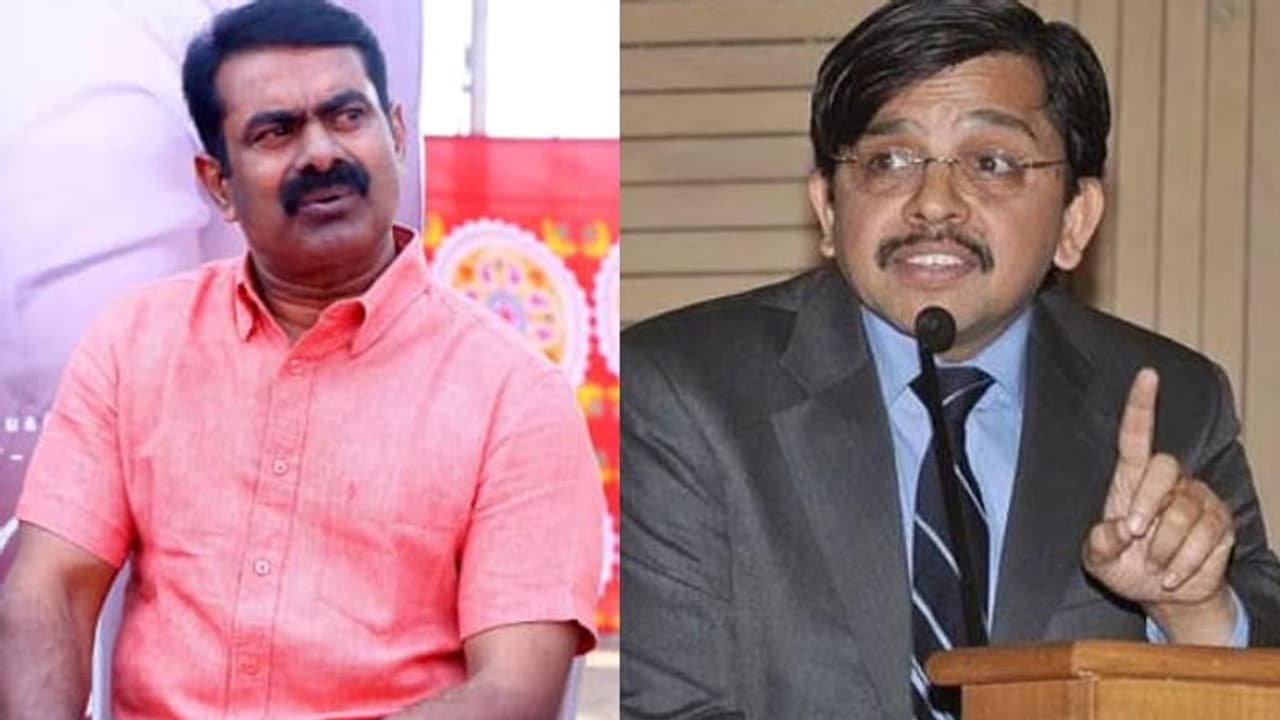 மத்திய அரசை விளாசி.. சொலிசிடர் ஜெனரலை நடுங்க வைத்த நீதிபதி... இரவோடு இரவாக மாற்றியதற்கு சீமான் கண்டனம்..! மத்திய அரசை விளாசி.. சொலிசிடர் ஜெனரலை நடுங்க வைத்த நீதிபதி... இரவோடு இரவாக மாற்றியதற்கு சீமான் கண்டனம்..!