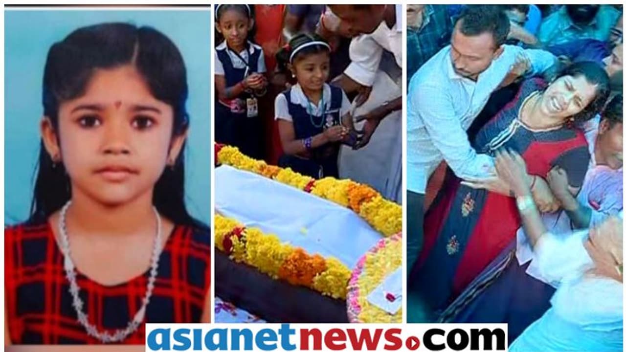 'ഒന്ന് തൊട്ടോട്ടെ', അലറിക്കരഞ്ഞ് അമ്മ, കൂട്ടുകാരിയെ അവസാനമായി കണ്ട് വിതുമ്പി സഹപാഠികൾ