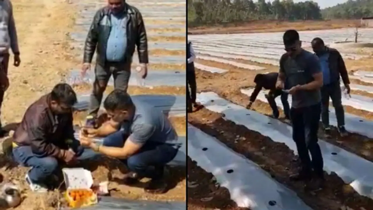 മഹേന്ദ്ര സിങ്ങ് ധോണി ഇപ്പോള്‍ തണ്ണിമത്തന്‍ കൃഷിയിലാണ്...