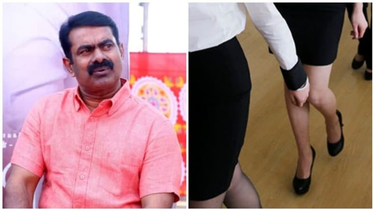 விமானத்திலும் சீமானை விட்டு வைக்காத ஏர்ஹோஸ்டஸ்... அண்ணன் இப்படி வெட்கப்படுகிறாரே..! விமானத்திலும் சீமானை விட்டு வைக்காத ஏர்ஹோஸ்டஸ்... அண்ணன் இப்படி வெட்கப்படுகிறாரே..!