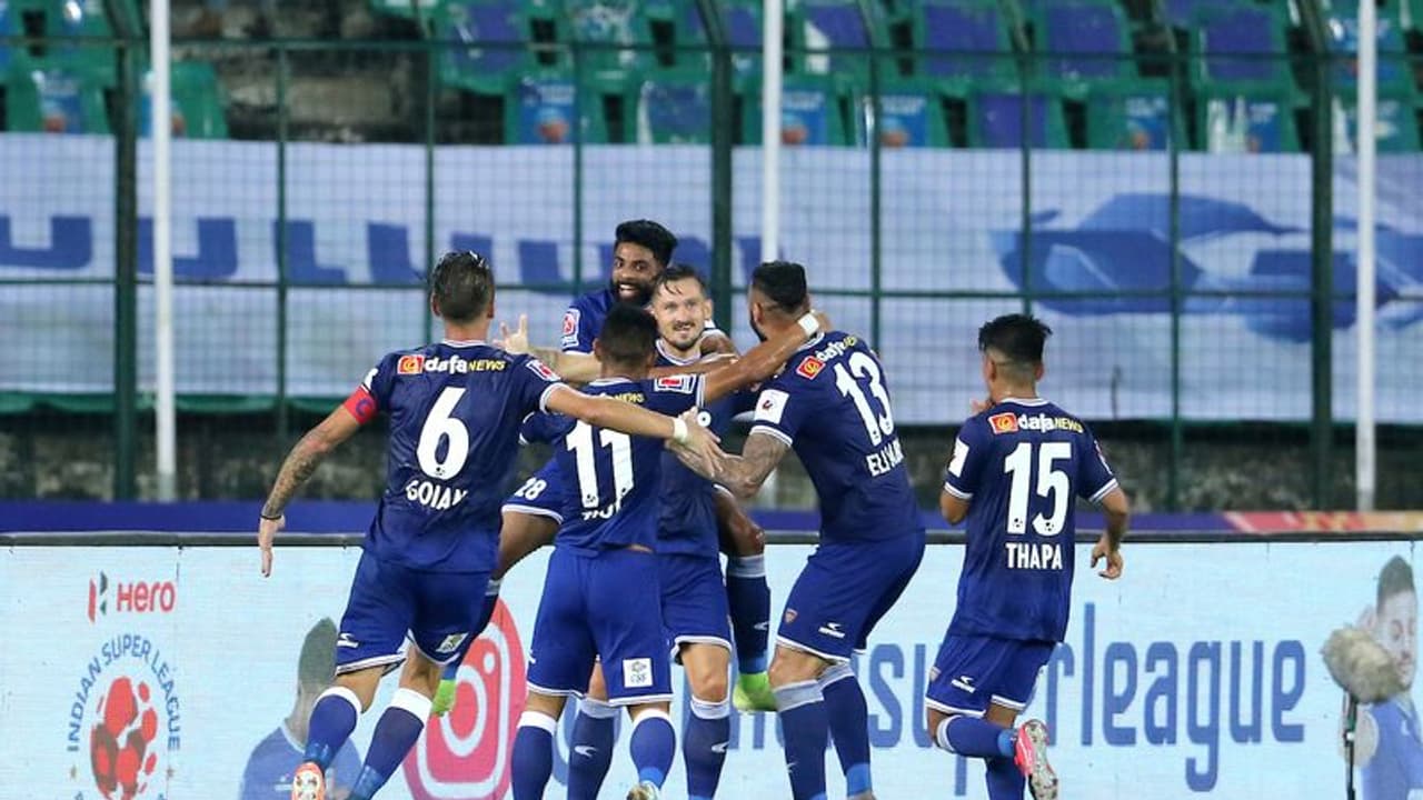 ഐഎസ്എല് പ്ലേ ഓഫ്: ചെന്നൈയിന് മുന്നില് ഗോവ തരിപ്പണം ഐഎസ്എല് പ്ലേ ഓഫ്: ചെന്നൈയിന് മുന്നില് ഗോവ തരിപ്പണം