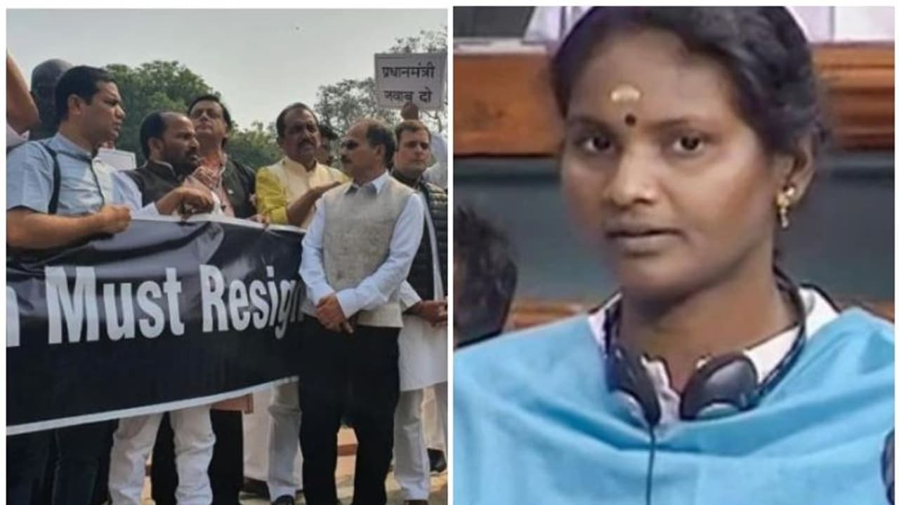 ലോക്സഭയിൽ കയ്യാങ്കളി; സ്പീക്കര്‍ക്ക് മുന്നിൽ പൊട്ടിക്കരഞ്ഞ് രമ്യ ഹരിദാസ്