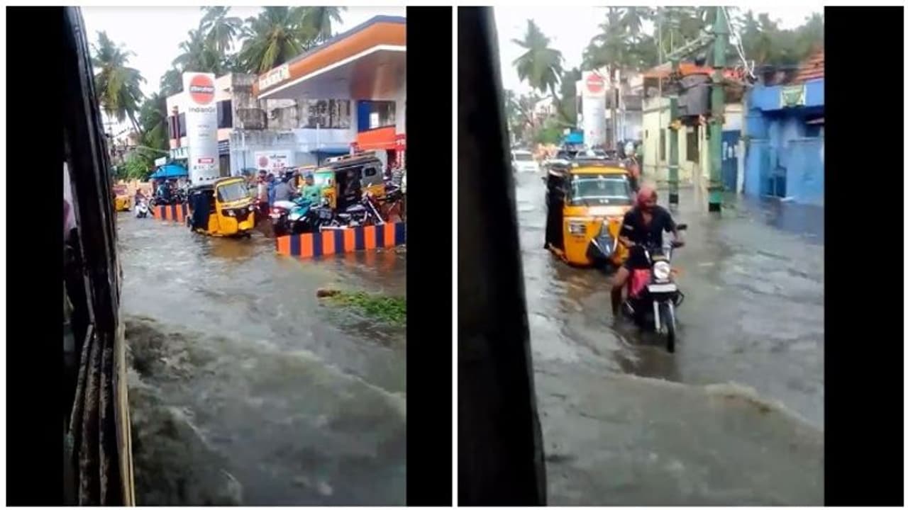 கொட்டி தீர்த்த மழை ..! குளு குளு மழையில் நனைந்த தமிழக மக்கள் ..!