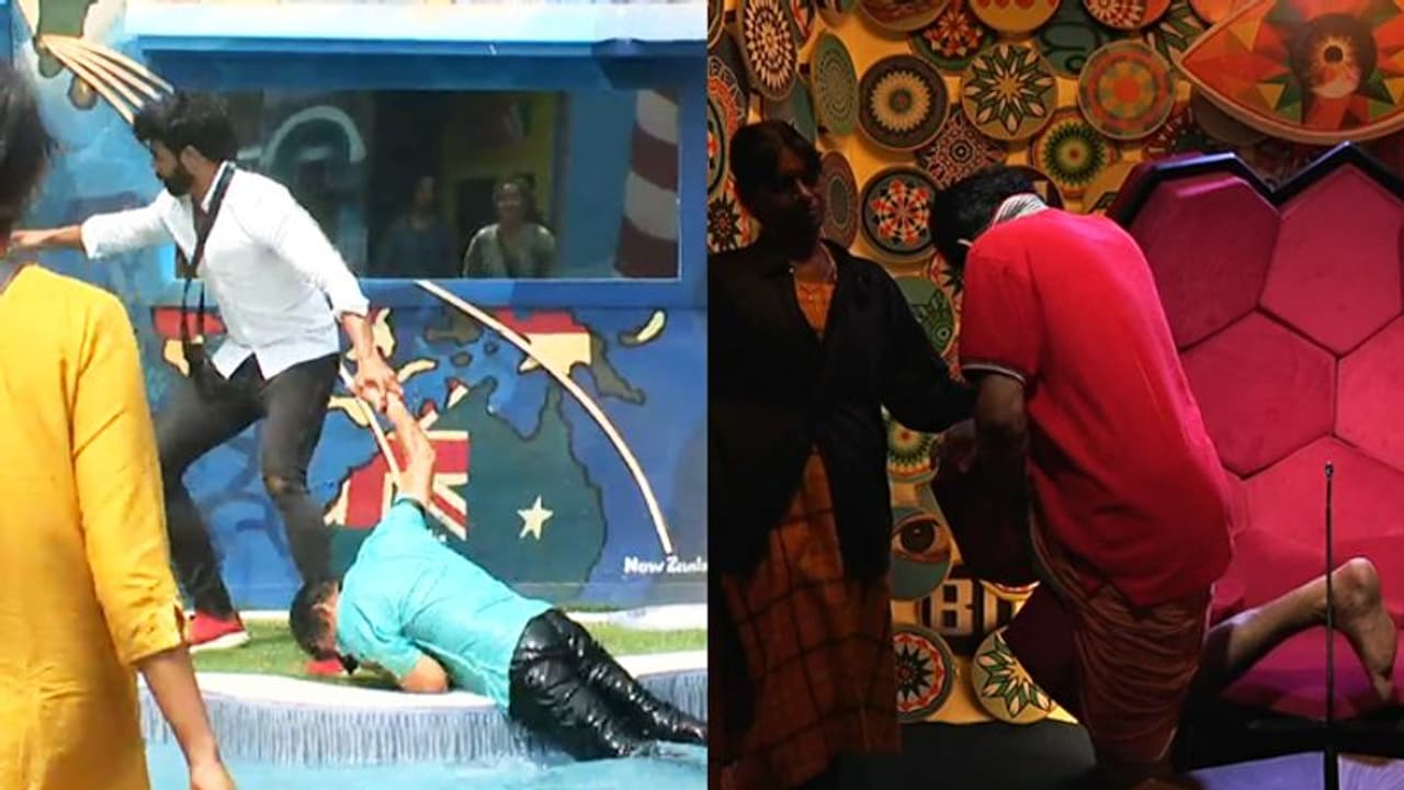 രജിത് കുമാറിന് പൂളിലേക്ക് തെന്നിവീണ് പരിക്ക്: കണ്ഫെഷന് റൂമില് പരിശോധന നടത്തി ഡോക്ടര്മാര് രജിത് കുമാറിന് പൂളിലേക്ക് തെന്നിവീണ് പരിക്ക്: കണ്ഫെഷന് റൂമില് പരിശോധന നടത്തി ഡോക്ടര്മാര്