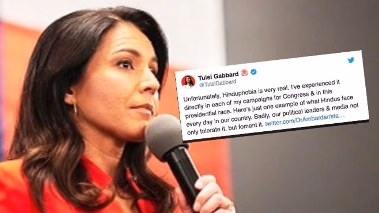 Tulsi Gabbard reveals how Hindus suffer because of biased reporting of anti Hindu Delhi riots