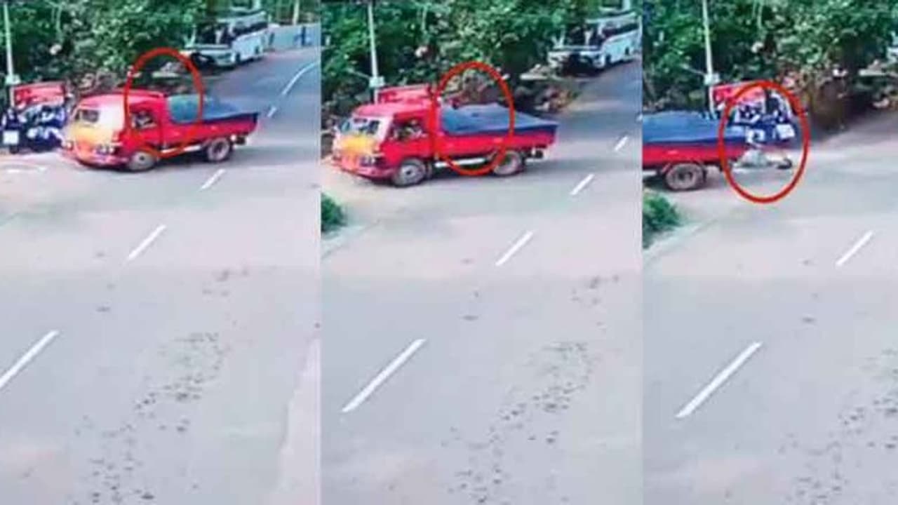 വലതുതിരിഞ്ഞ് ടിപ്പര്‍, ഇടിച്ചുകയറി ബൈക്ക്, ഏഴുവയസുകാരിക്ക് ദാരുണാന്ത്യം, ഞെട്ടിക്കും വീഡിയോ!