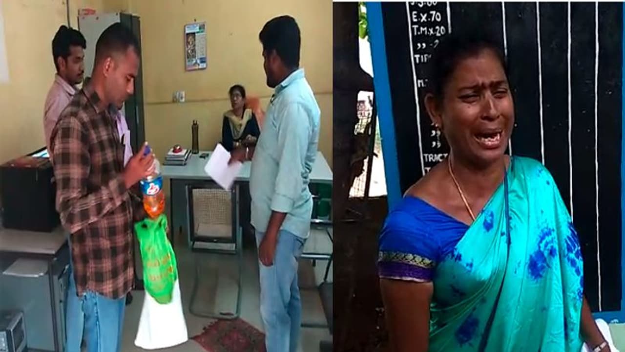 ఆఫీసులోనే మహిళా అధికారిణిపై హత్యాయత్నం...బాటిల్ లో పెట్రోల్ తో వచ్చి ఆఫీసులోనే మహిళా అధికారిణిపై హత్యాయత్నం...బాటిల్ లో పెట్రోల్ తో వచ్చి