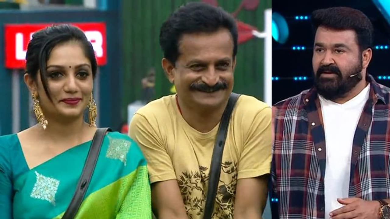 വീണയ്ക്കും ആര്യയ്ക്കുമിടയില് രജിത്തിനെ ഇരുത്തി മോഹന്ലാല്; ബിഗ് ബോസിലെ ഗ്രൂപ്പിസത്തിന് വിമര്ശനവും വീണയ്ക്കും ആര്യയ്ക്കുമിടയില് രജിത്തിനെ ഇരുത്തി മോഹന്ലാല്; ബിഗ് ബോസിലെ ഗ്രൂപ്പിസത്തിന് വിമര്ശനവും