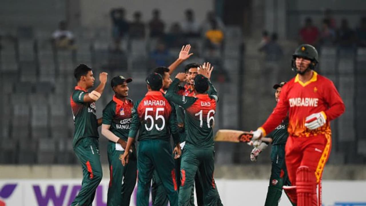ടി20: സിംബാബ്വെയെ തകര്ത്ത് ബംഗ്ലാദേശ് ടി20: സിംബാബ്വെയെ തകര്ത്ത് ബംഗ്ലാദേശ്