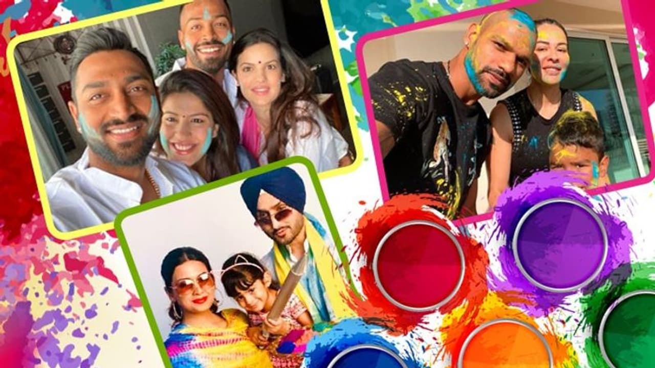 হোলিতে রঙিন ক্রিকেটাররা, সোশাল মিডিয়ায় সকলকে শুভেচ্ছা বার্তা সচিন, বিরাট, গব্বরদের হোলিতে রঙিন ক্রিকেটাররা, সোশাল মিডিয়ায় সকলকে শুভেচ্ছা বার্তা সচিন, বিরাট, গব্বরদের