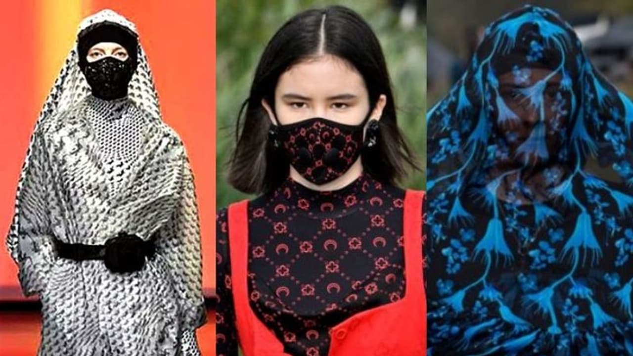 മാസ്ക്കുകള് ധരിച്ച് മോഡലുകള്; പ്രതിരോധം റാംപിലും ! മാസ്ക്കുകള് ധരിച്ച് മോഡലുകള്; പ്രതിരോധം റാംപിലും !