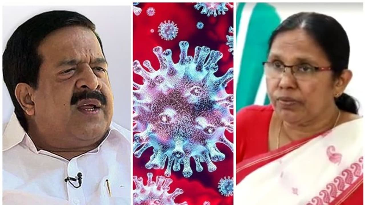 എന്തിനാണ് ഇത്ര അധികം വാര്ത്താസമ്മേളനം? ആരോഗ്യമന്ത്രിക്ക് "മീഡിയാ മാനിയ" ആണെന്ന് ചെന്നിത്തല എന്തിനാണ് ഇത്ര അധികം വാര്ത്താസമ്മേളനം? ആരോഗ്യമന്ത്രിക്ക് "മീഡിയാ മാനിയ" ആണെന്ന് ചെന്നിത്തല