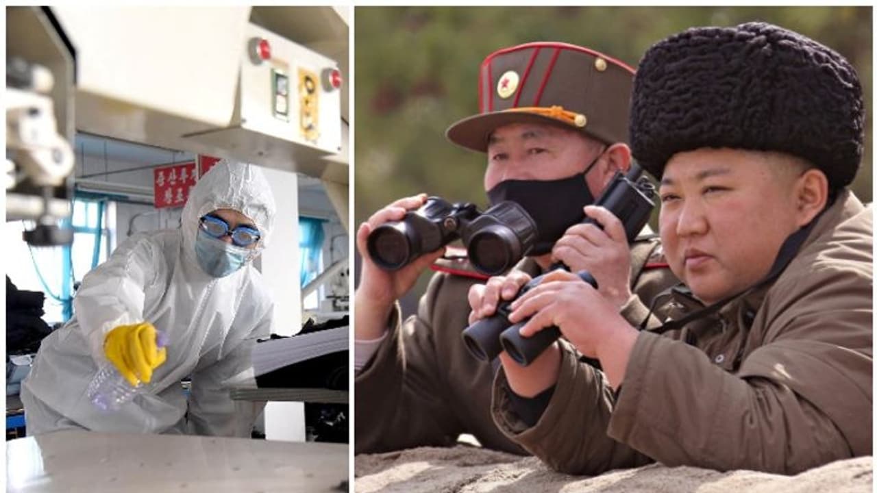 നൂറുകണക്കിന് സൈനികർ കൊവിഡ് 19 ബാധിച്ചു മരിച്ചിട്ടും കിം ജോംഗ് ഉൻ പറയുന്നു, 'ഇവിടെ കൊറോണയില്ല' നൂറുകണക്കിന് സൈനികർ കൊവിഡ് 19 ബാധിച്ചു മരിച്ചിട്ടും കിം ജോംഗ് ഉൻ പറയുന്നു, 'ഇവിടെ കൊറോണയില്ല'