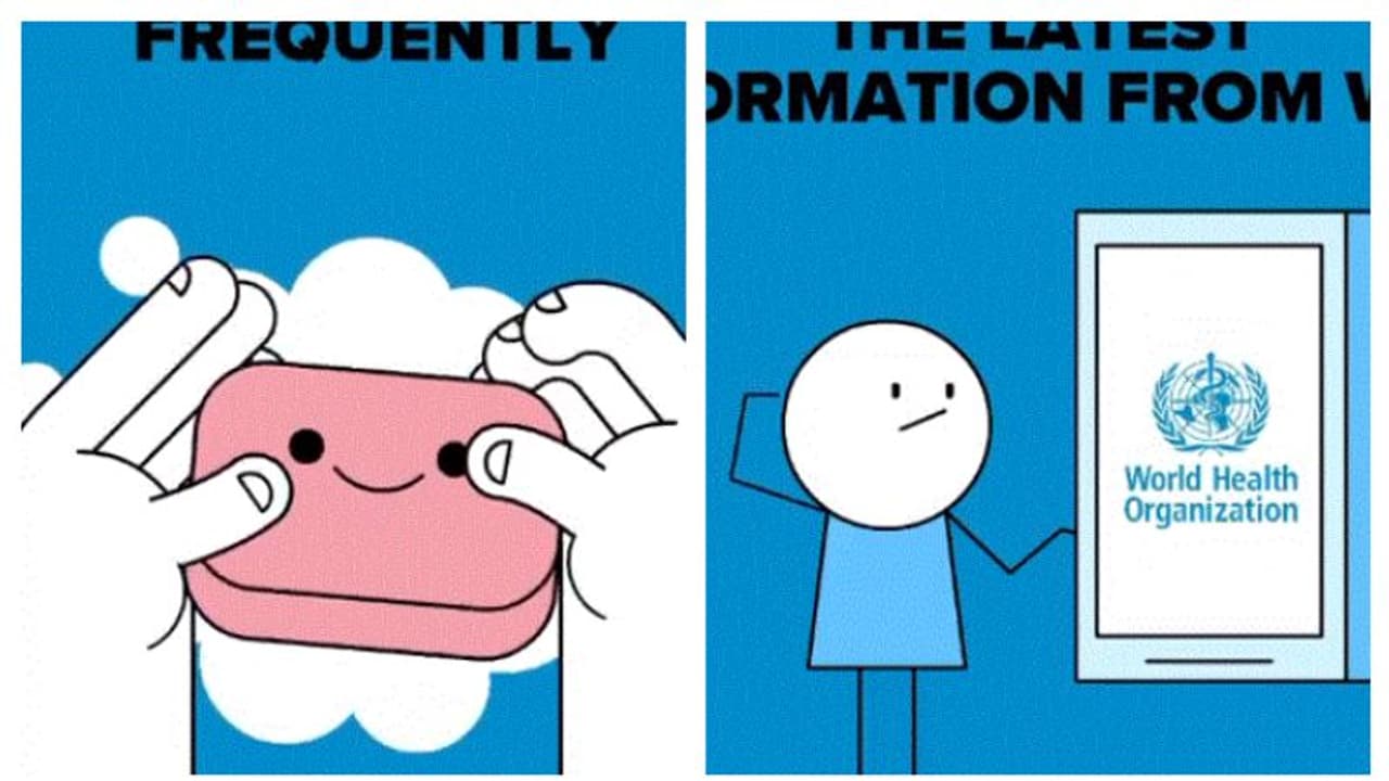 করোনা ভাইরাস থেকে সাবধান থাকার উপায়, অ্যানিমেটেড ভিডিও প্রকাশ করল 'হু'
