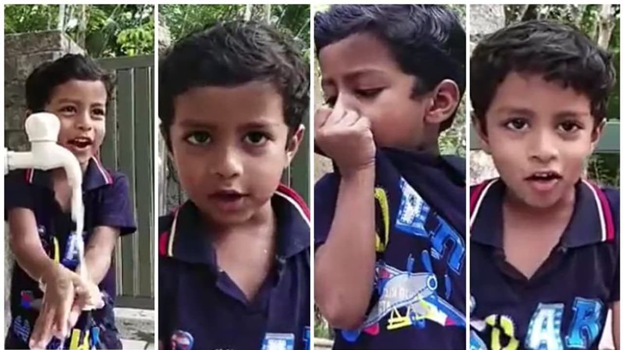 'നിനക്കു ഞങ്ങളെ ഒരു ചുക്കും ചെയ്യാനാവില്ലെടാ കൊറോണാ വൈറസേ'; നിരജ്ഞന്റെ കുഞ്ഞു വീഡിയോ കാണാം 'നിനക്കു ഞങ്ങളെ ഒരു ചുക്കും ചെയ്യാനാവില്ലെടാ കൊറോണാ വൈറസേ'; നിരജ്ഞന്റെ കുഞ്ഞു വീഡിയോ കാണാം