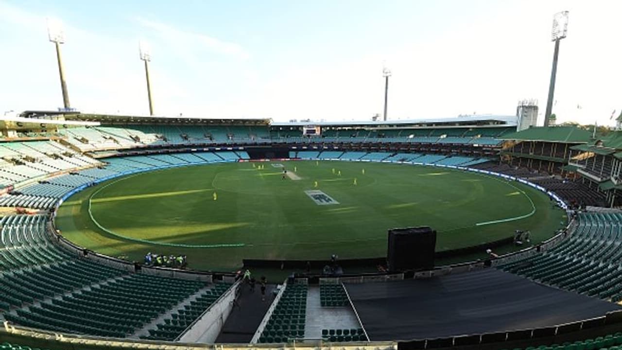 The Sydney Cricket Ground (SCG) was without any spectator for the match. Fans were barred entry due to coronavirus The Sydney Cricket Ground (SCG) was without any spectator for the match. Fans were barred entry due to coronavirus