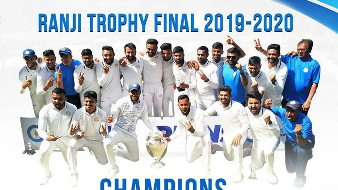 ഒന്നാം ഇന്നിംഗ്സ് ലീഡിന്റെ കരുത്തില് സൗരാഷ്ട്രക്ക് രഞ്ജി കിരീടം ഒന്നാം ഇന്നിംഗ്സ് ലീഡിന്റെ കരുത്തില് സൗരാഷ്ട്രക്ക് രഞ്ജി കിരീടം