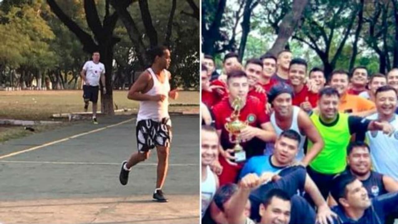 জেলে গিয়েও ৫ গোল করলেন রোনাল্ডিনহো, নিজের দলকে চ্যাম্পিয়ন করলেন ১১ ২ গোলে জেলে গিয়েও ৫ গোল করলেন রোনাল্ডিনহো, নিজের দলকে চ্যাম্পিয়ন করলেন ১১ ২ গোলে