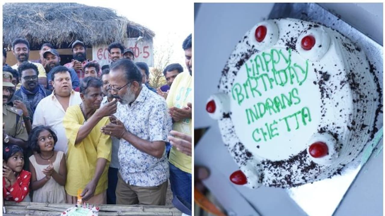 64ാം പിറന്നാള് 'സ്റ്റേഷന് 5'ന്റെ സെറ്റില് ആഘോഷിച്ച് ഇന്ദ്രന്സ് 64ാം പിറന്നാള് 'സ്റ്റേഷന് 5'ന്റെ സെറ്റില് ആഘോഷിച്ച് ഇന്ദ്രന്സ്