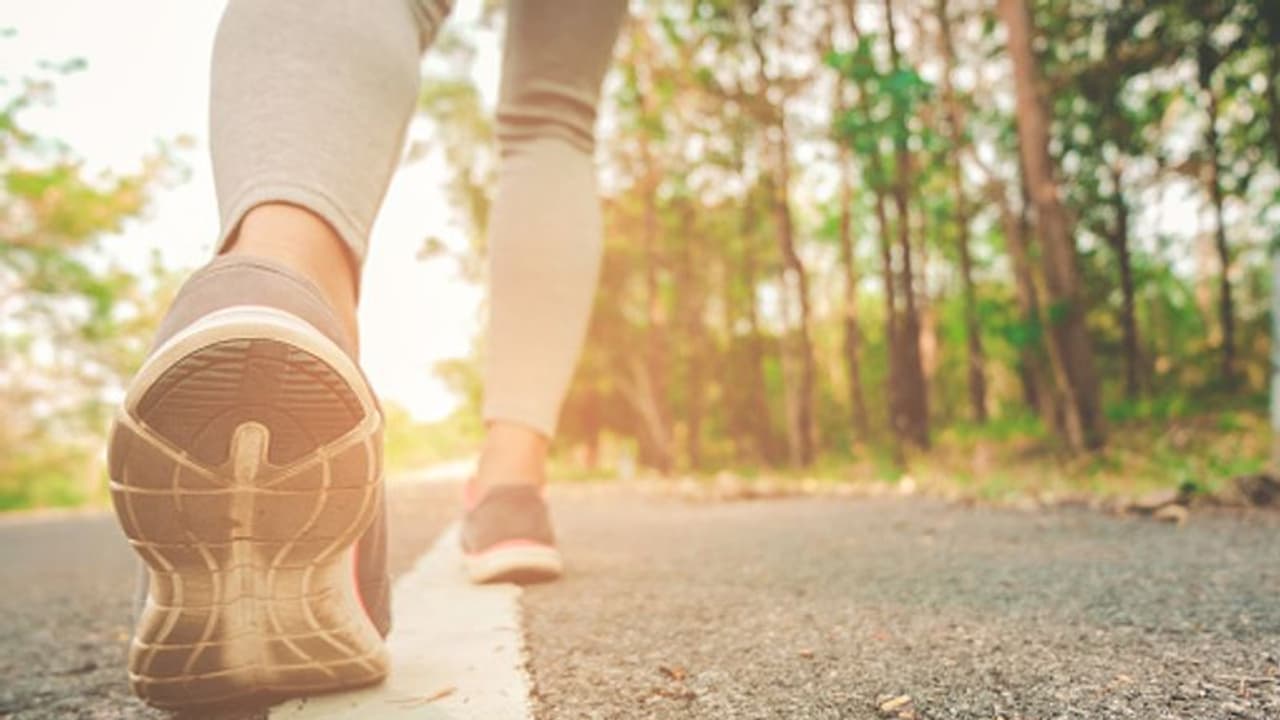 Walk towards healthy life Walk towards healthy life