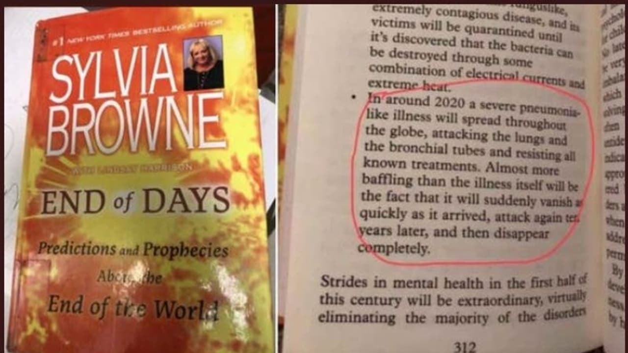 'എൻഡ് ഓഫ് ഡെയ്സ്' കൊവിഡ് ഭീതി 12 കൊല്ലം മുന്പ് പ്രവചിച്ച പുസ്തകം.! 'എൻഡ് ഓഫ് ഡെയ്സ്' കൊവിഡ് ഭീതി 12 കൊല്ലം മുന്പ് പ്രവചിച്ച പുസ്തകം.!