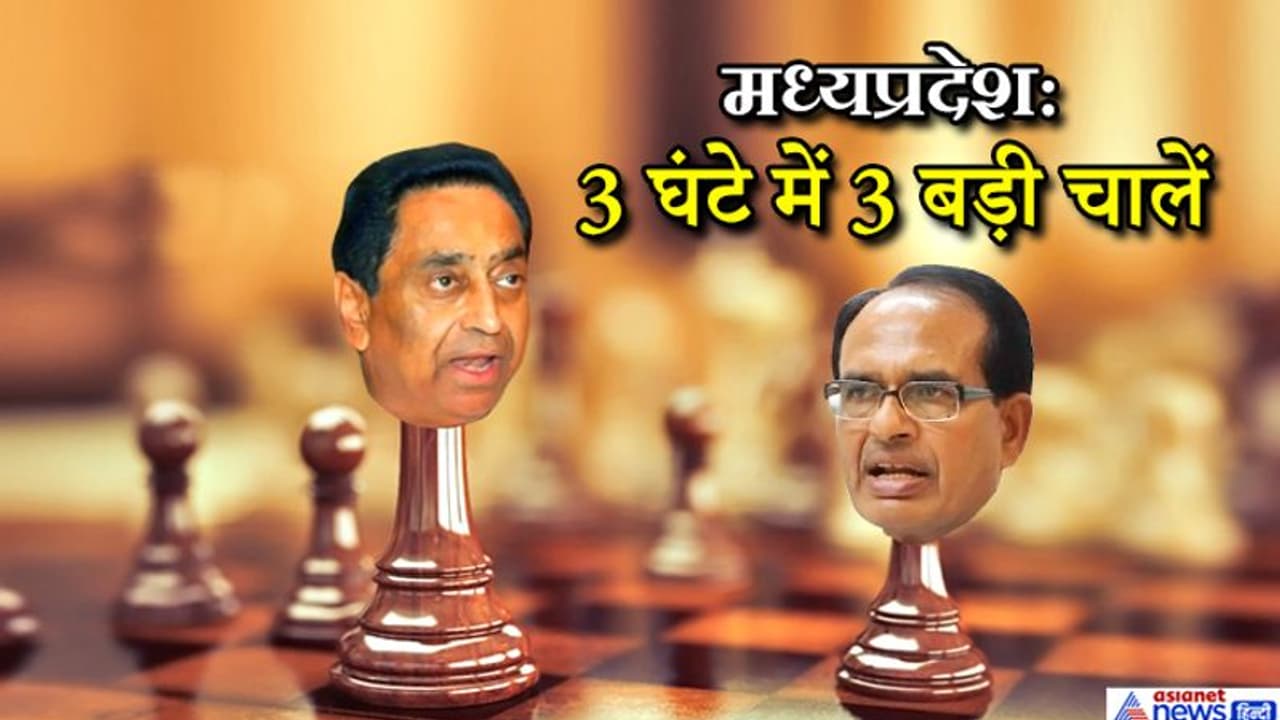 कमलनाथ की 1 चाल से बची सरकार, अब गिराने के लिए भाजपा ने एक साथ चलीं 2 चालें कमलनाथ की 1 चाल से बची सरकार, अब गिराने के लिए भाजपा ने एक साथ चलीं 2 चालें