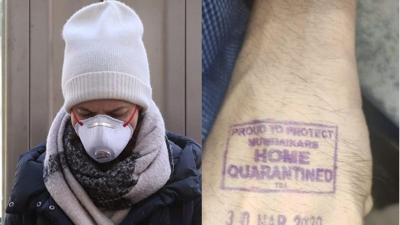 కరోనా దెబ్బ: చేతిపై టాటాల్లా స్టాంపులు, వీరు కనిపిస్తే.... కరోనా దెబ్బ: చేతిపై టాటాల్లా స్టాంపులు, వీరు కనిపిస్తే....