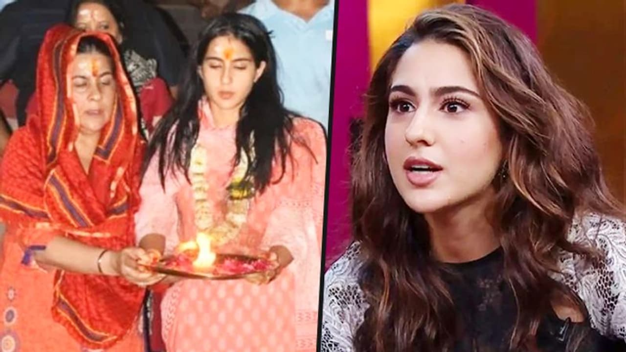 'Non Hindu' Sara Ali Khan stirs up controversy with Kashi Vishwanath temple visit